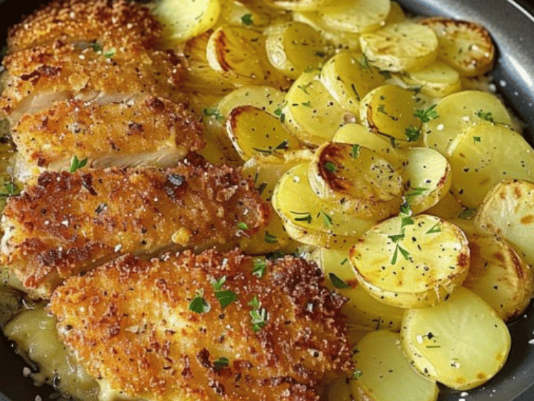 Bratkartoffelauflauf mit Schnitzel – Ein Herzhaftes Ofengericht für ... Bratkartoffelauflauf mit Schnitzel – Ein Herzhaftes Ofengericht für ...