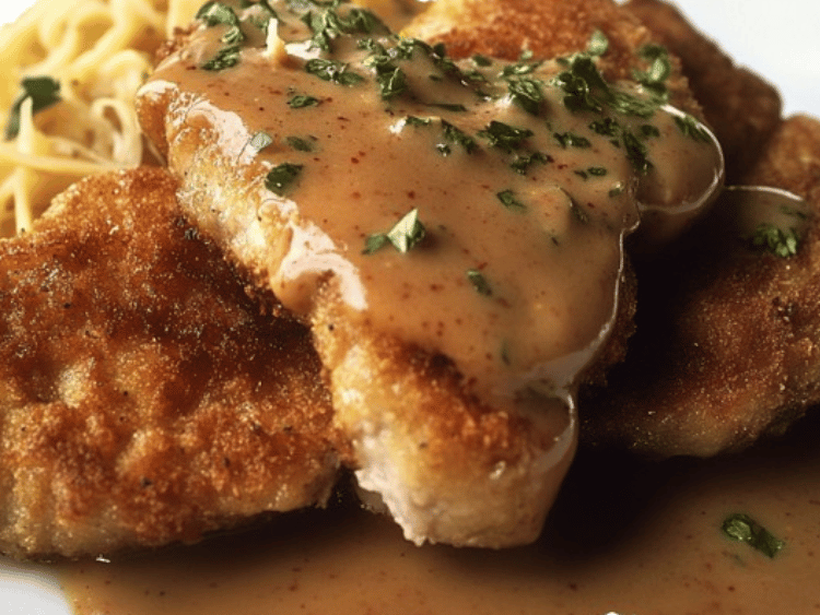 🍽️ Schweineschnitzel mit Pilzsauce – Ein klassisches Gericht mit einem ...